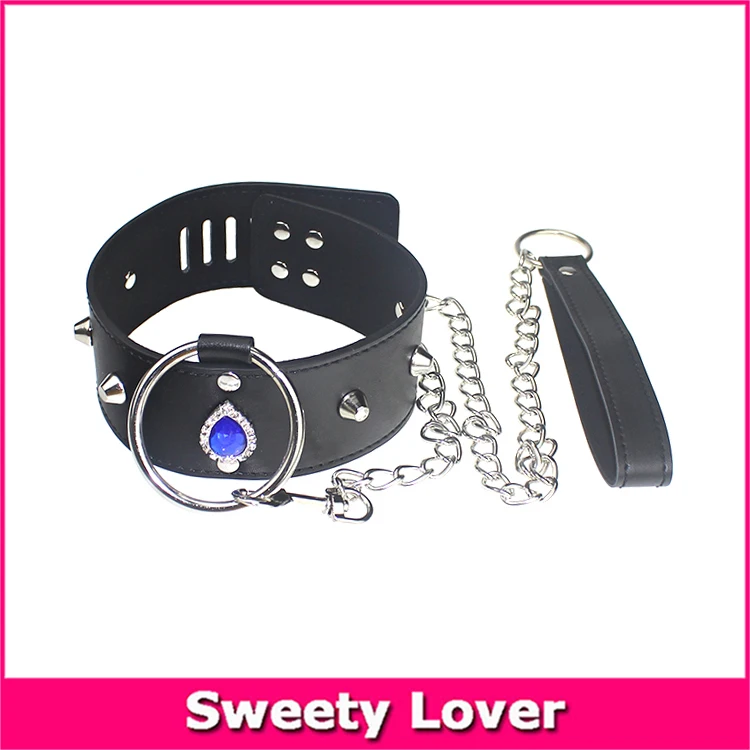 Leather Sex Adult Collars Luxury Sexy Collar and Leash Lead Straps