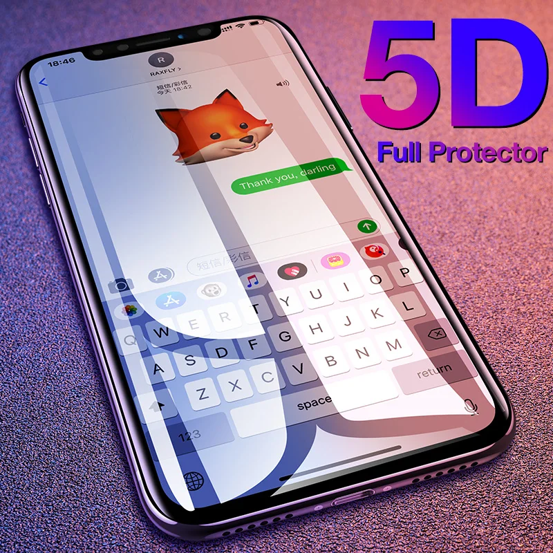 Закаленное стекло RAXFLY для iPhone X XR XS Max защита экрана Защитное 7 8 Plus 6 6S 5|Защитные