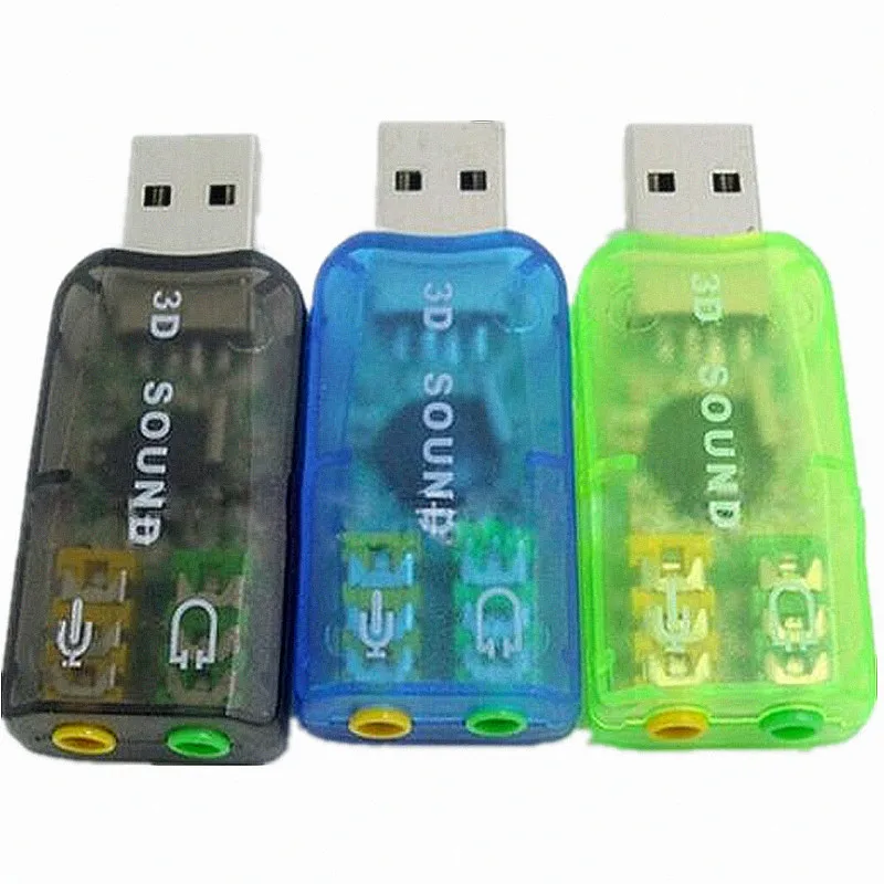 USB звуковая карта 5 1 внешняя Звуковой адаптер микрофон динамик аудио интерфейс