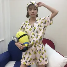 Сексуальный женский пижамный комплект с милой шелковая ночная рубашка, комплект высокого качества, Европейский, роскошный Шелковый пижамный комплект s, домашняя одежда