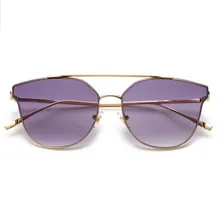 Luxury Retro Round Sunglasses Fashion Casual Cat Eyes Glasses Women Color Film Sunglasses Street Shooting Travel Free Shipping