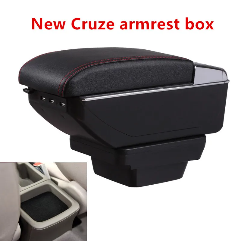 

For Chevrolet Cruze / Cruze 2015-2017 Center Centre Console Storage Box Armrest Arm Rest Rotatable 2016/2018