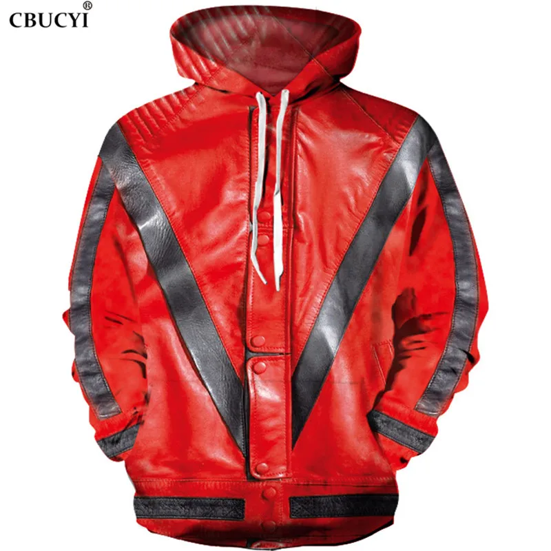 

3d Hoodies Men Women Michael Jackson Thriller Jacket Printing Sweatshirt Hooded Streetwear Tops Tracksuit Mens Clothing Dropship