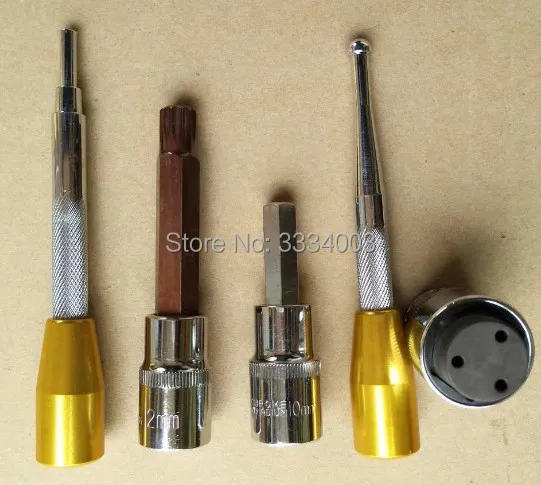 

6PCS diesel common rail injector nozzle disassemble tool kits for BOSSCH DENSSO, common rail injector repair tool