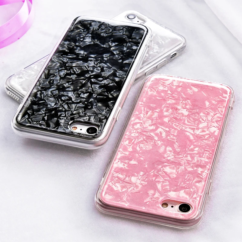 Hisomone Bing Shell Phone Case For iPhone 6 6S 7 8 Plus X Cute Lovely Soft TPU Back Cover For iPhone 7 8 6 6 S Plus X Coque Case