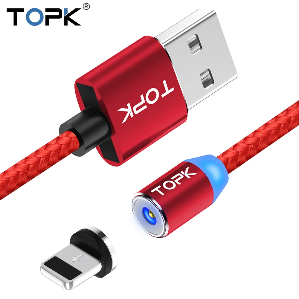 TOPK R Line2 LED USB Cable,Upgraded Nylon Braided