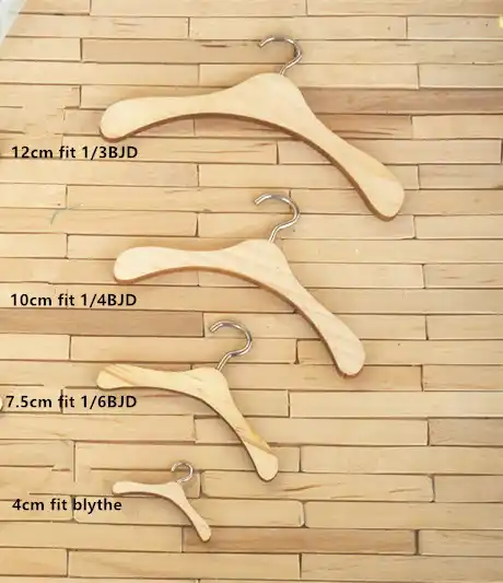 wooden doll hangers
