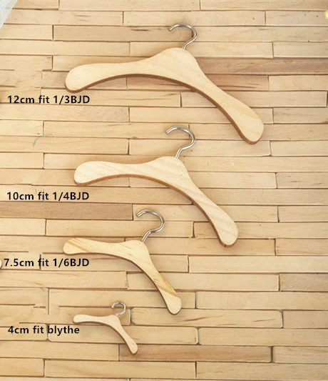 Appendiabiti in Metallo da 10 Pezzi per Bambola BJD YOSD Generic Porta Abiti in Legno 1/6 Appendiabiti in Metallo da 10 Pezzi per Bambola BJD YOSD Generic Porta Abiti in Legno 1/6