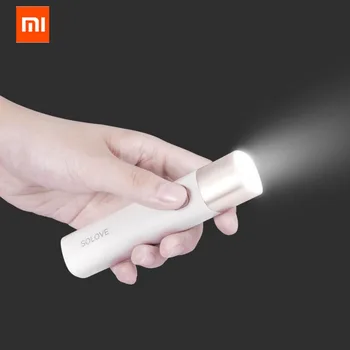 

Xiaomi SOLOVE X3 USB Rechargeable Brightness EDC Flashlight 3000mAh Power Bank Portable Mini LED Torch for Outdoor Bike