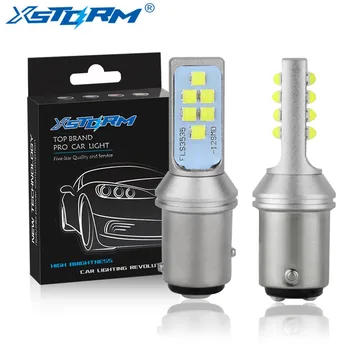 

2Pcs 1157 BAY15D P21/5W LED Bulb 12 3535SMD Car Signal Lamp Stop Brake Reverse Tail Light Auto Bulb 12V 6000K White Yellow Red