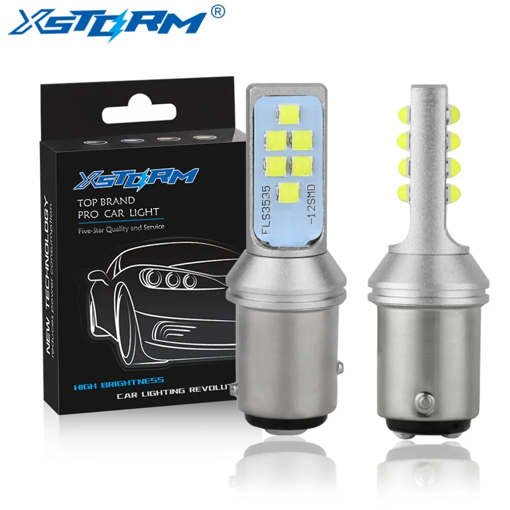 2Pcs 1157 BAY15D P21 5W LED Bulb 12 3535SMD Car Signal font b Lamp b font