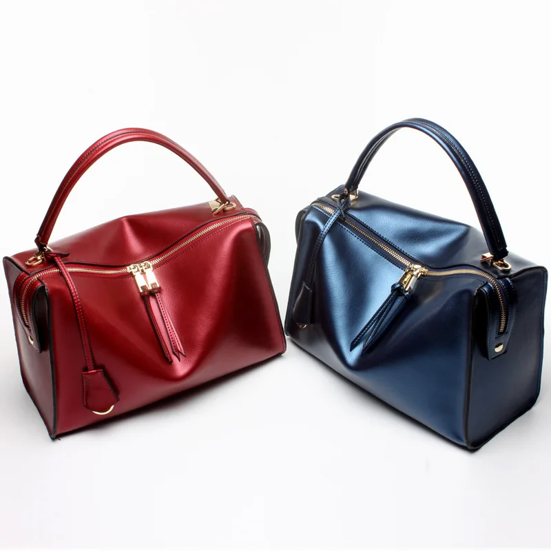 Paste Luxury Women Designer Handbags High Quality Brand Boston Bag Paste Luxury Women Designer Handbags High Quality Brand Boston Bag Italy Winter Shoulder Patent Leather Tote Sac Femme In Top Handle Bags From