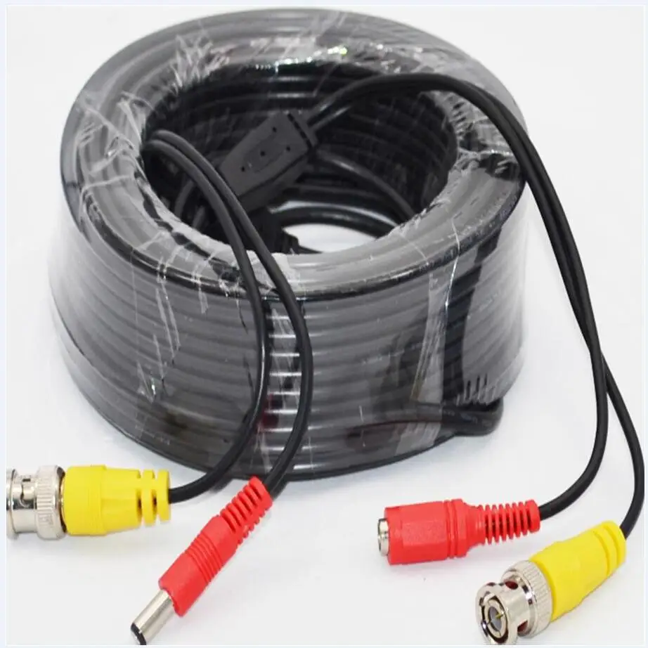 

10 Meter 4.0MM Cable diameter CCTV Combination extension cable DC+BNC for Video surveillance camera Smart security