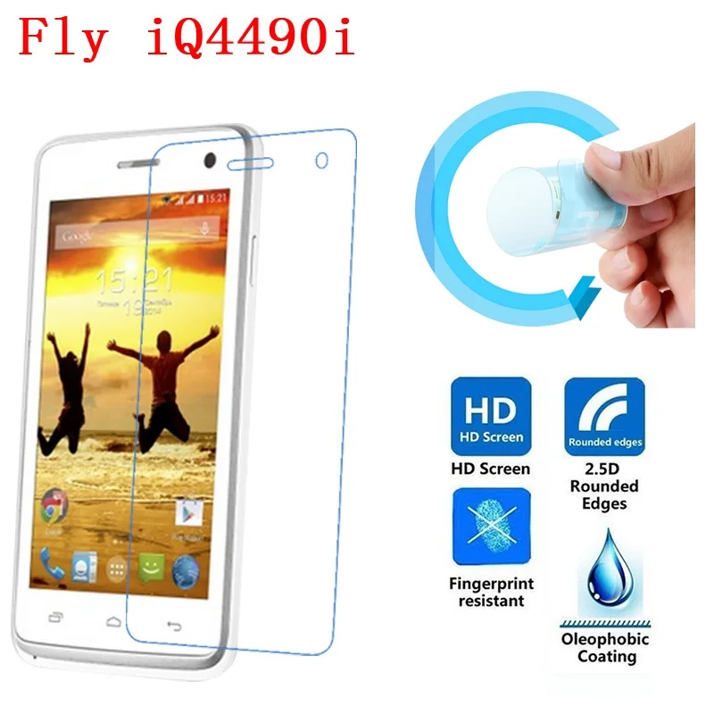 Fly IQ4490i Экран защитная пленка 2.5D ультра-тонкий HD Ясно Pet Мягкая протектор для ERA Nano