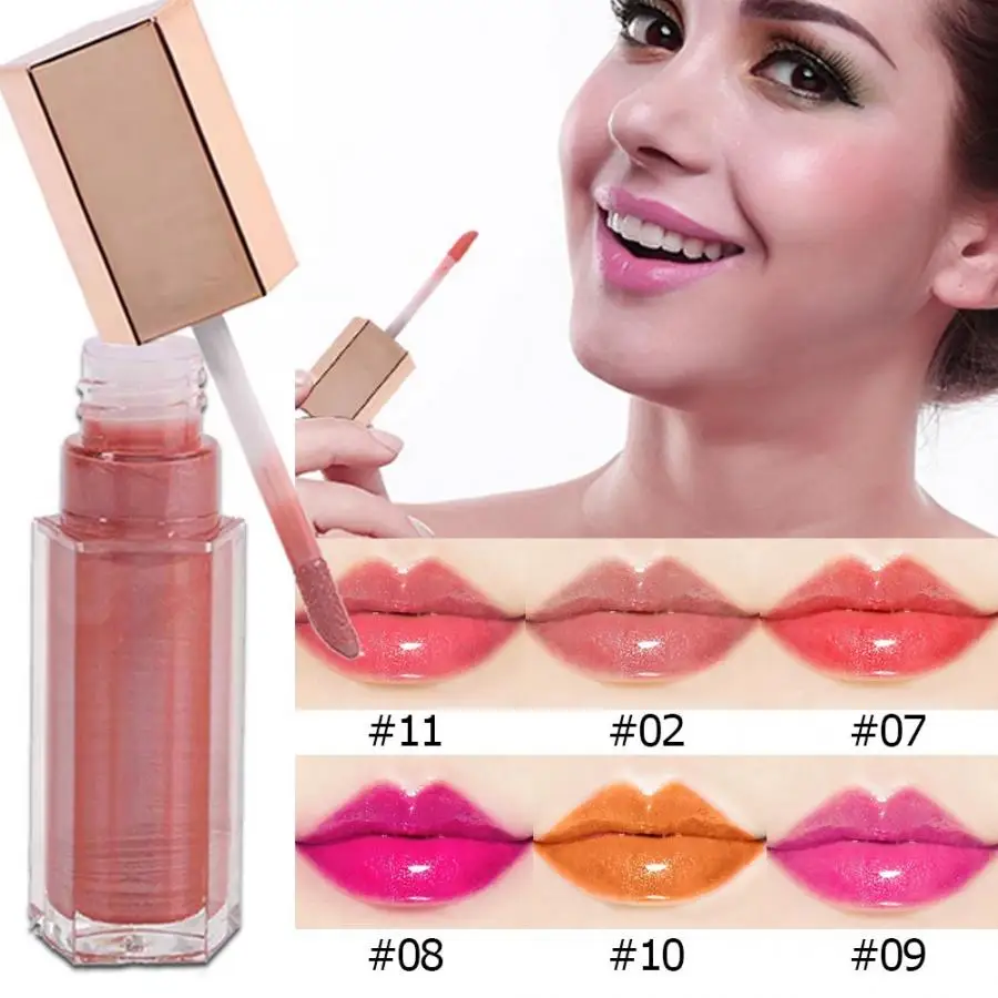 

Lipgloss 6 Colors Shiny Lip Gloss Glaze Moisturizing Long Lasting Liquid Lipstick Cosmetic Glitter Lip Gloss