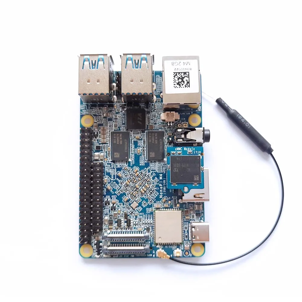  NanoPi M4 2GB/4GB DDR3 Rockchip RK3399 SoC 2.4G & 5G dual-band WiFiSupport Android 8.1 Ubuntu AI an