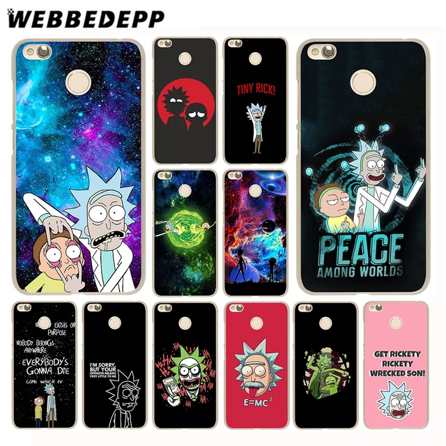 webbedepp rick and morty case for xiaomi redmi s2 6 5 5a 4x 4a 4 3