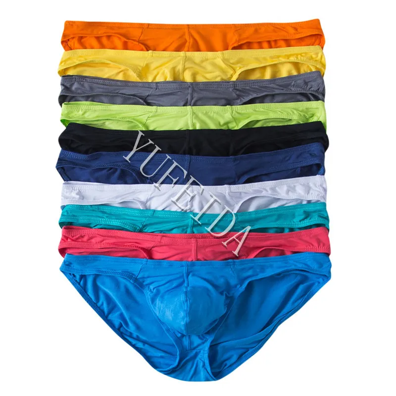 

10PCS/LOT Sexy Underwear Men's Modal Briefs Shorts Bulge Pouch Soft Underpants Slip Homme Sexy Jockstrap Men's Brief Bikini