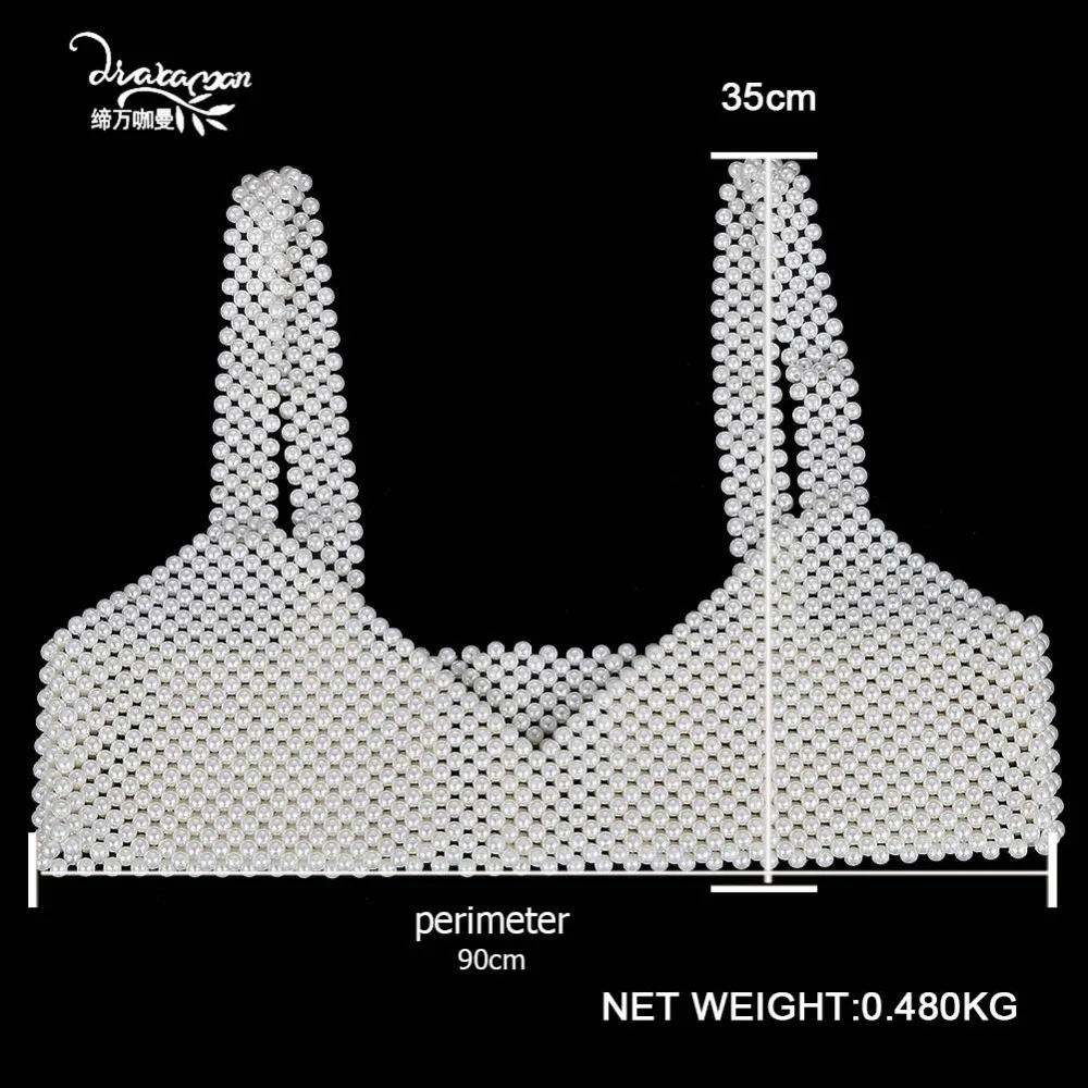 Dvacaman INS, имитация перламутровая жилетка, ювелирное изделие для тела, сексуальное бикини, летнее пляжное нагрудное кольцо, Прямая поставка,, вечерние украшения для девочек, подарок