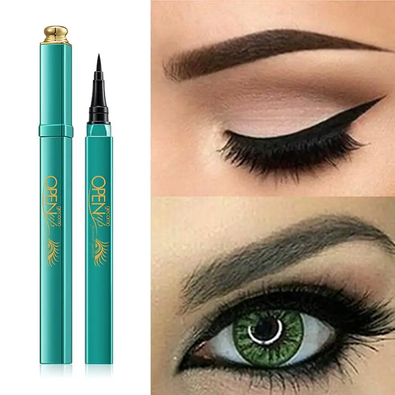 

Peacock eyeliner pen liquid quick-drying waterproof anti-sweat lasting not blooming no makeup makeup beginner makeup eyeliner