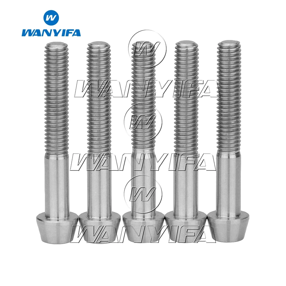 Titanium M5 x 35mm Tapered Ti Bolt Taper Hex Allen Socket Head Screw GR5