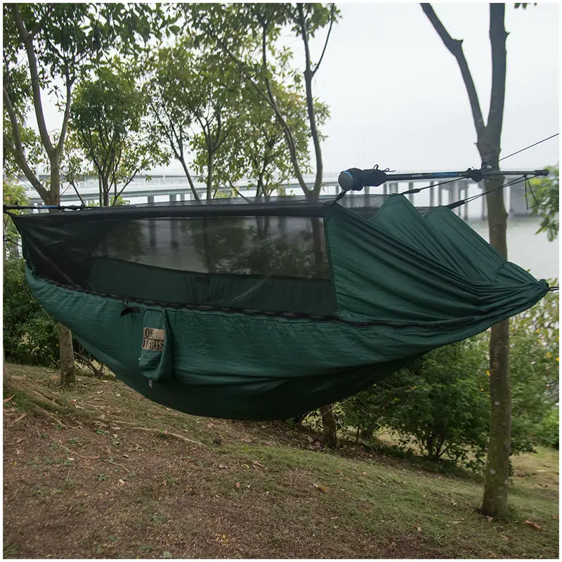 TACTICAL Outdoor Survival Hammock Anti insect Bug Net Wear