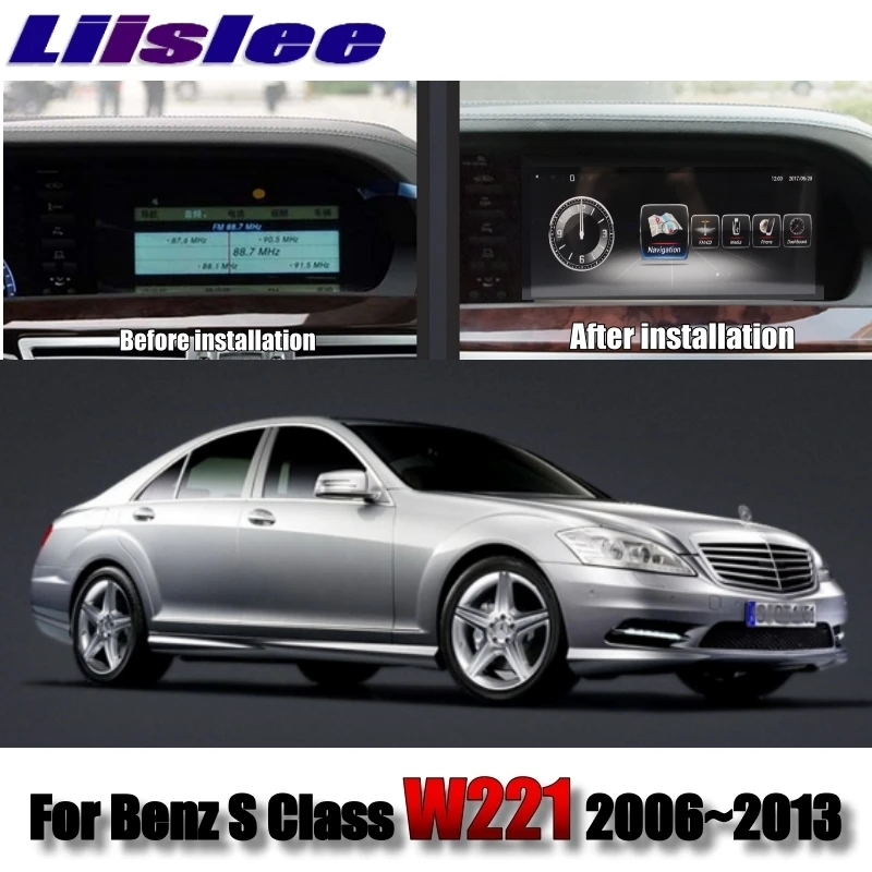 Liislee Car Multimedia Player NAVI For Mercedes Benz S Class W221 S280 S320 S400 S600 S63 2006~2013 Radio Stereo GPS Navigation 1
