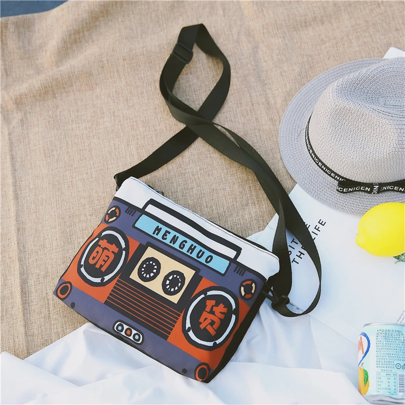 Menghuo 2018 Personality Retro 3D TV Tape Camera Radio Shape Women Handbag Ladies Shoulder Bag Messenger Bag Rock Cross-body Bag (16)