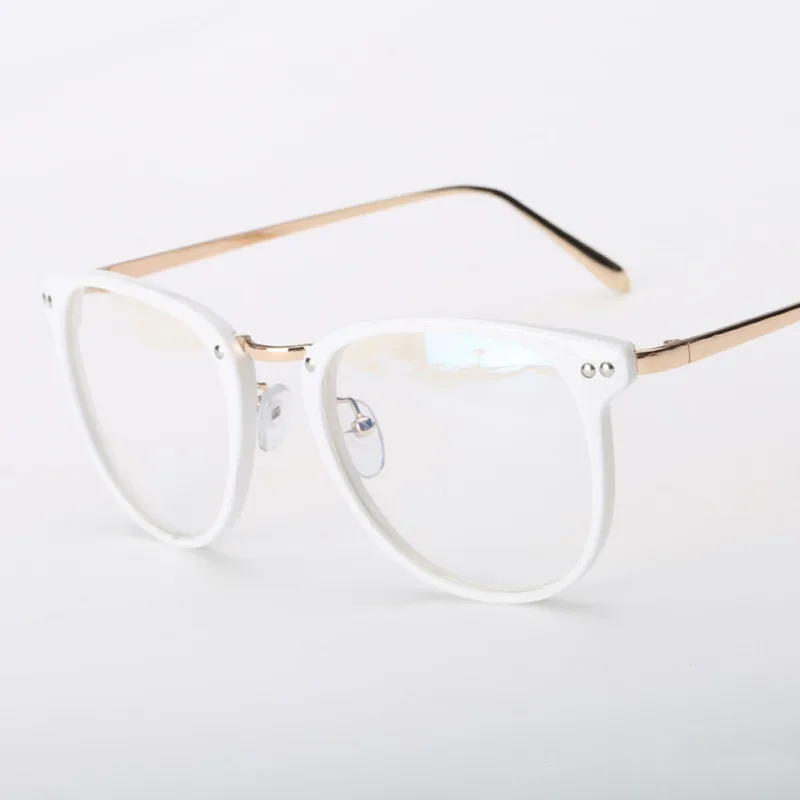 Модные Винтажные круглые женские очки для чтения, женские фирменные дизайнерские очки, простые очки для глаз, унисекс, 3 цвета, очки