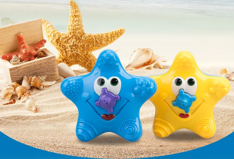 

2018 Bathing water bath toy starfish BABY sassy toys Swimming toys