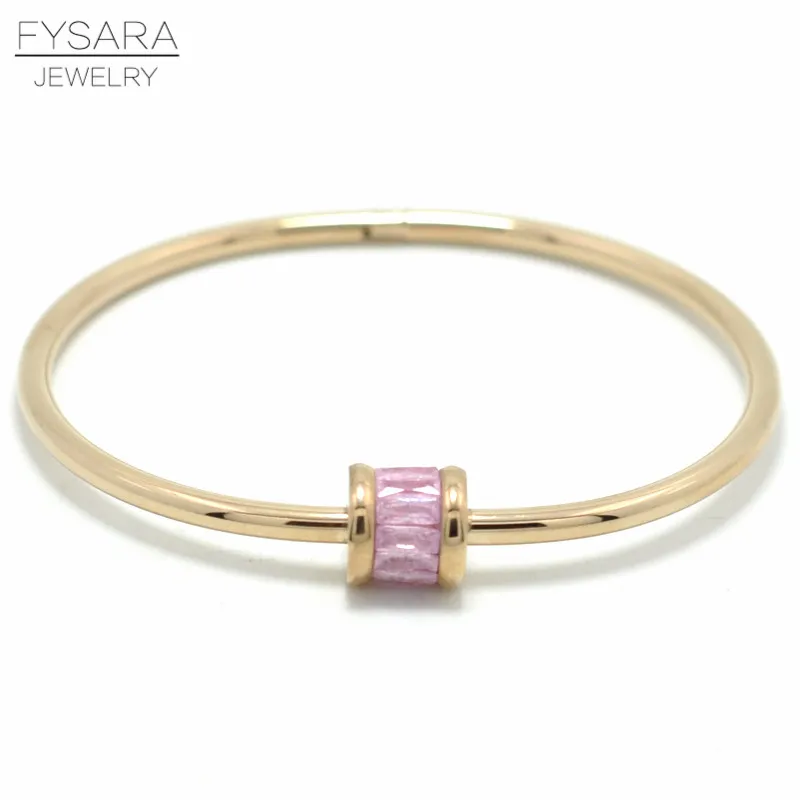 FYSARA Boho Jewlery Natural Stone Round Colorful Austrian Crystal Bangle & Bracelet for Women Lover Screw Bangle Indian Jewelry - Image 4