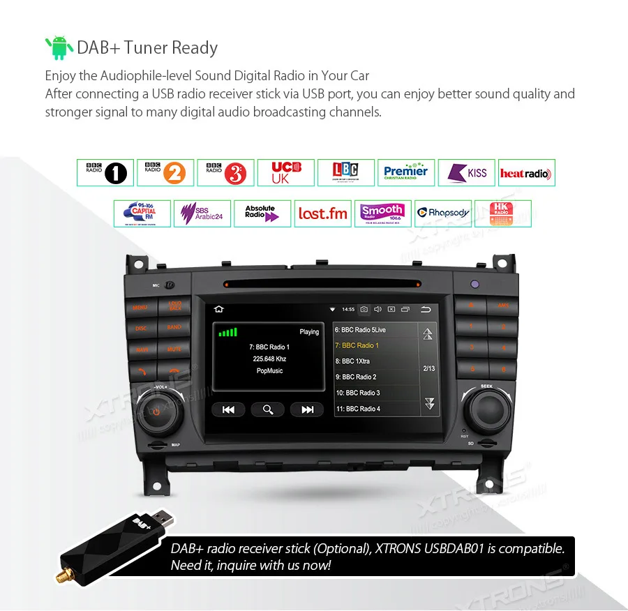 Clearance 2 Din 7" Android 8.1 Car DVD Player Radio GPS RDS for Mercedes Benz W209 W203 C180 C200 C220 C230 C240 C250 C270 W463 18