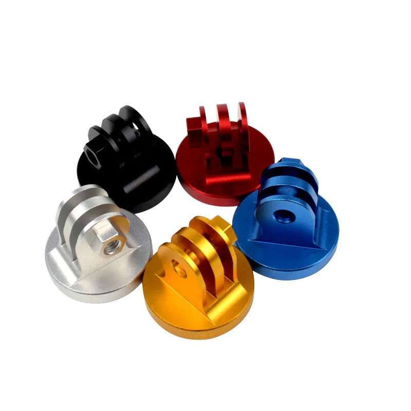 Universal 1/4" Tripod Adapter CNC Aluminum Alloy Converter Mount For