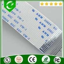 Высокое качество Горячая Распродажа AWM 20624 1,0 мм 20pin 100 мм длина тип A Электронный Гибкий плоский кабель FFC 5 шт./лот