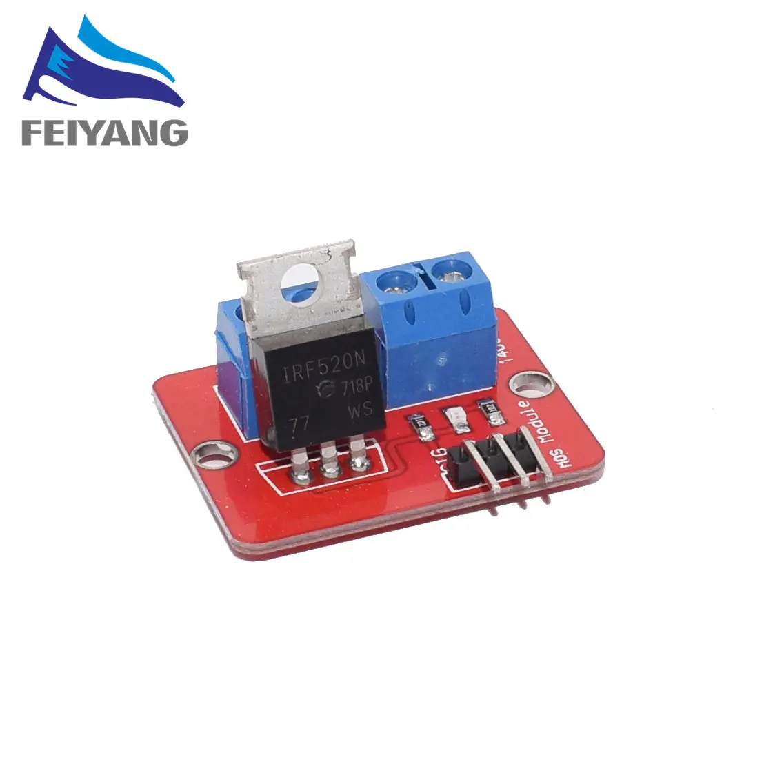 

10PCS 0-24V Top Mosfet Button IRF520 MOS Driver Module MCU ARM