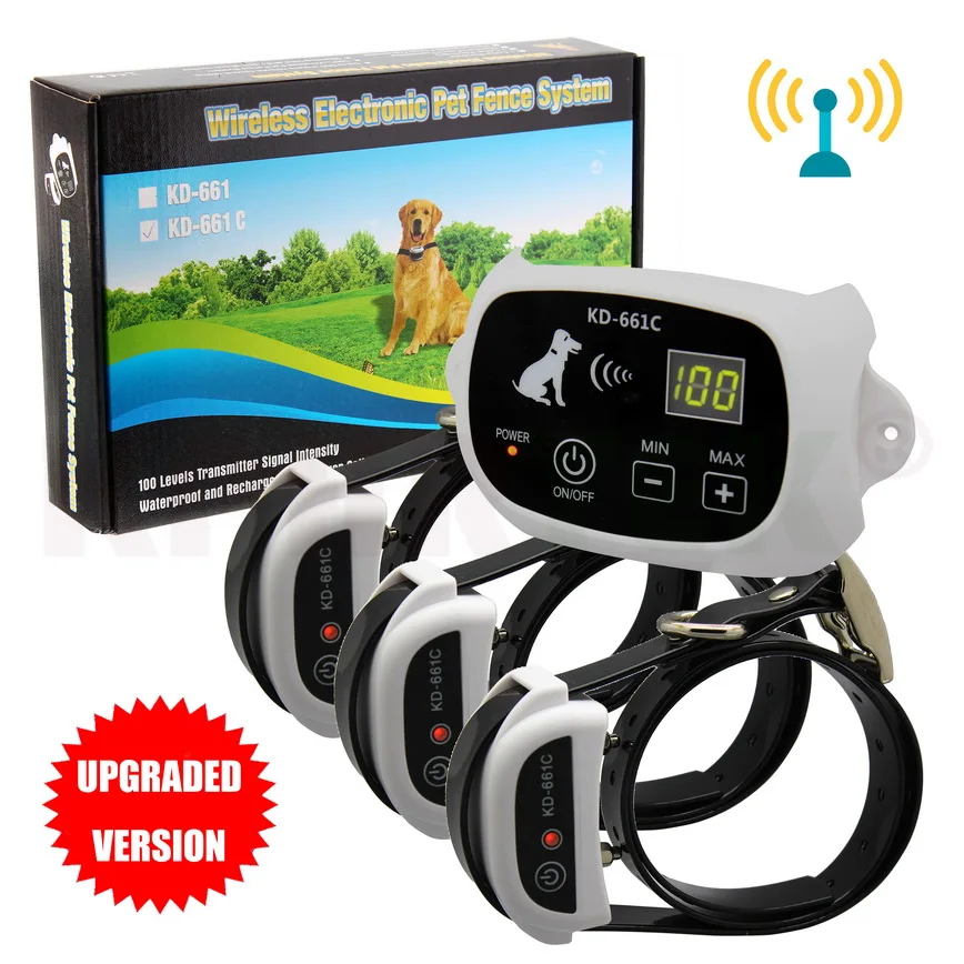 Upgraded Version Wireless Pet Dog Electronic Fence System With