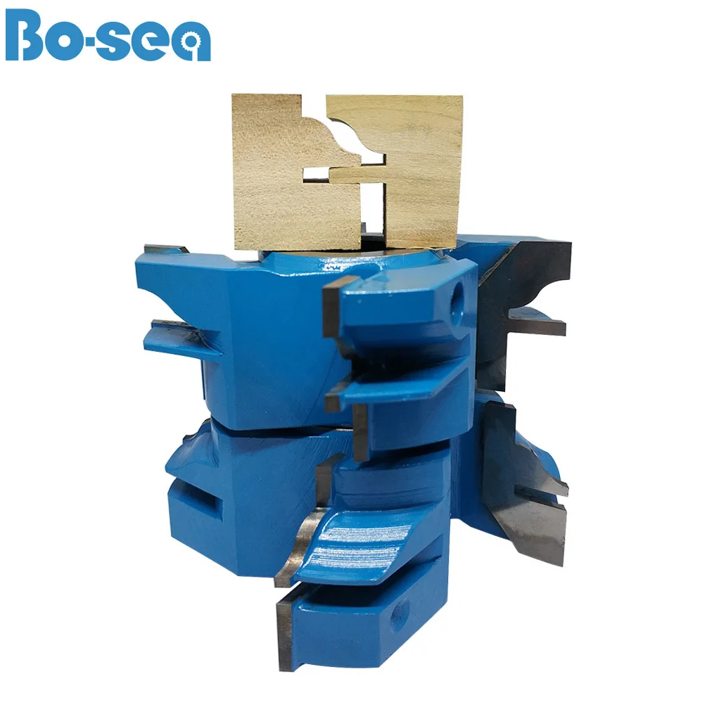

2 Pieces/Set Customized Door Frame Cutter Set Woodworking Spindle Cutter Head Moulder Machine Bits High Quality