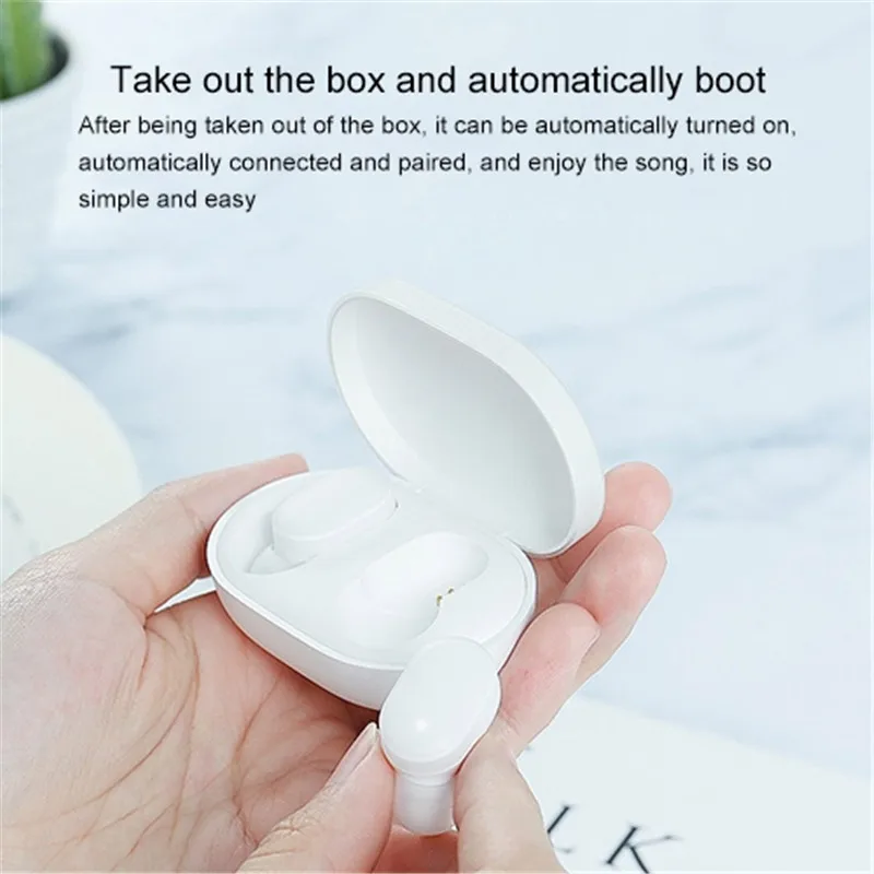 Беспроводные стереонаушники Xiaomi Mi AirDots с bluetooth V5.0 настоящие беспроводной