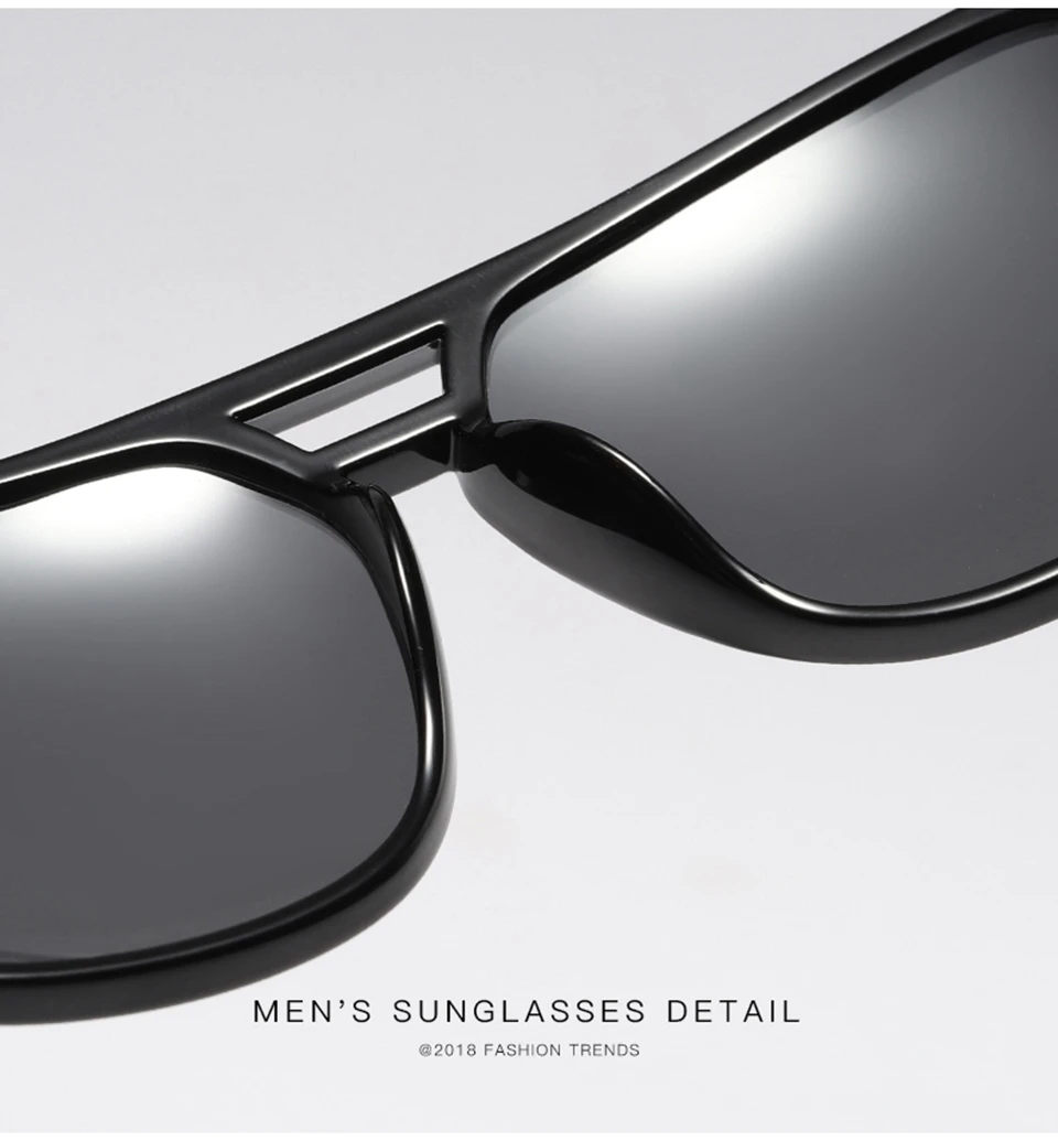 HDCRAFTER, квадратные солнцезащитные очки, мужские, поляризационные, зеркальные, солнцезащитные очки для мужчин, uv400, для вождения, мужские солнцезащитные очки