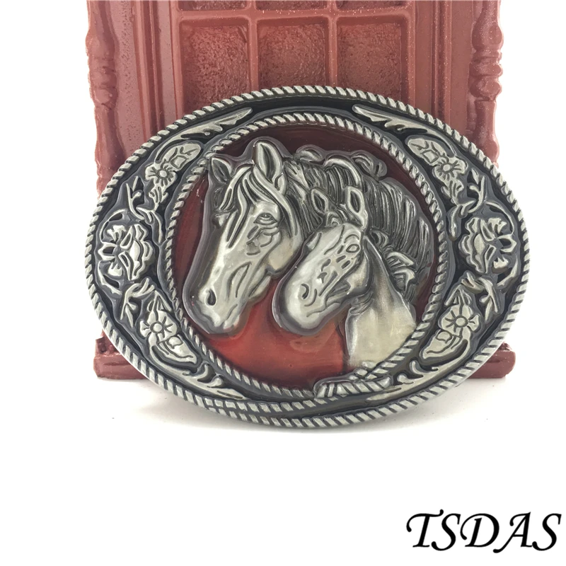 0 : Buy Fashion Men&#39;s Cool 3D Horse Belt Buckle With 83*65mm Metal Cowboy Belt ...