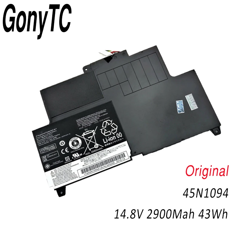 Оригинальный аккумулятор 45N1094 43Wh 14 8 в подлинный 45N1092 45N1093 45N1095 для ноутбука Lenovo