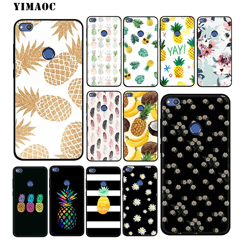YIMAOC фрукта ананаса арт мягкий чехол для huawei Honor вид 20 10 8X8 8C 6A 7A 7X 7C Lite рro Y9 Y7 Y6 Prime 2018