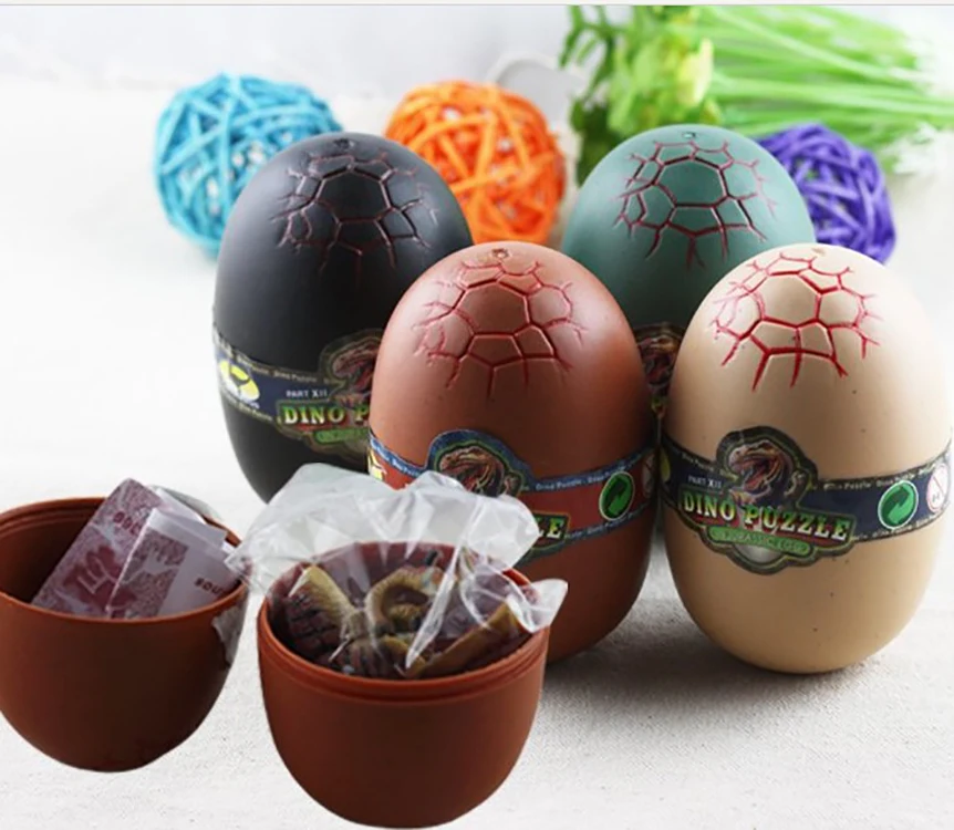 plastic dinosaur eggs