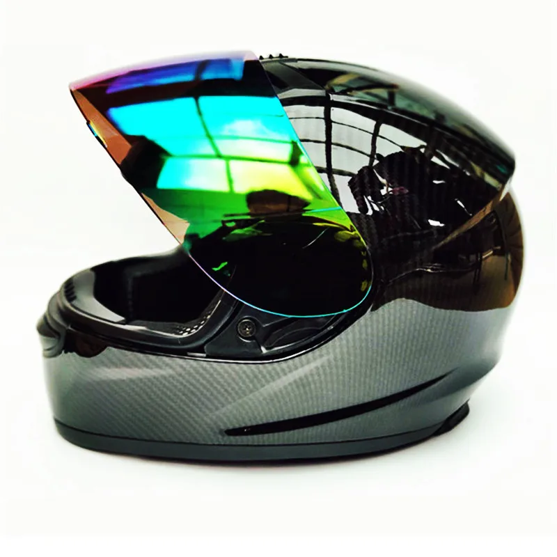 carbon-fiber-pattern-motorcycle-modular-full-face-helmet-color-visor-sun-shield-matt-black-size-l-224-228-inch