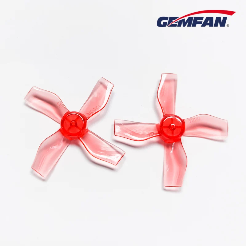

4Pair GEMFAN 1220 1.2x2x4 31mm 0.8mm Hole 4-blade Propeller PC CW CCW Props for 0703-1103 RC Drone FPV Racing Brushless Motor