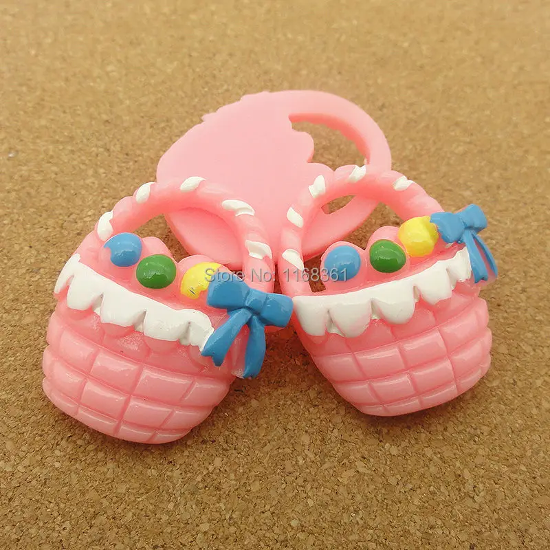 1pcs/lot resin flat back Halloween pink fruit basket 28mm Cabochons Scrapbooking Hair Bow Center DIY Christmas decration C118-1