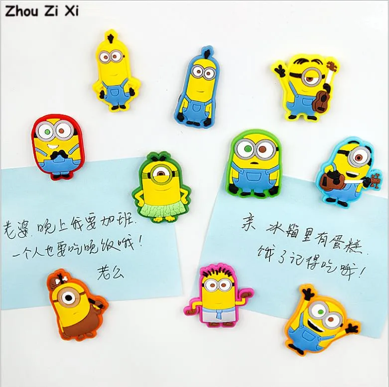 

Cute cartoon creation Minions refrigerator magnet stickers toys