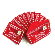 

5pcs Christmas Crafts Noel Envelope Filled with Candy Xmas Tree Decorations Ornaments Natal New Year Noel Decorations for Home