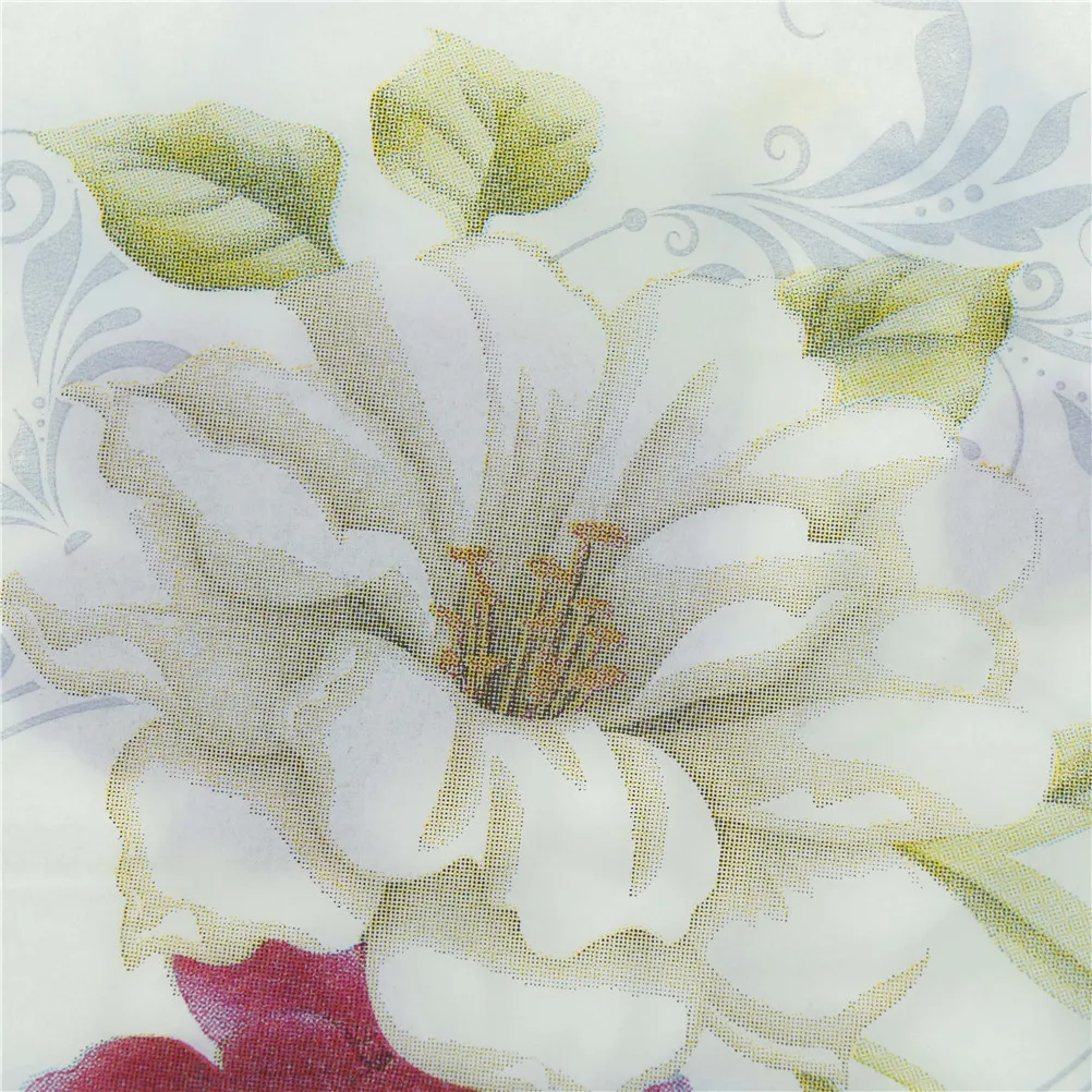20 шт Красный Белый цветок лилии печатных салфетки бумажные Коктейльные Servetten на день рождения Свадебные украшения