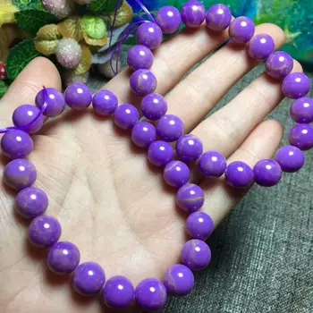 

Natural Phosphosiderite Purple stone Bracelet AAA 10-9mm